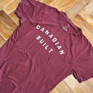 “Canadian Built” men’s medium tshirt